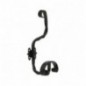 AMIG 6492  
 Colgador 102  
 210 x 80 x 90 mm  
 Acero  
 Negro