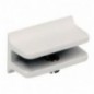 AMIG 6502  
 Soporte baldas 33  
 25 x 50 mm  
 Zamak  
 Blanco