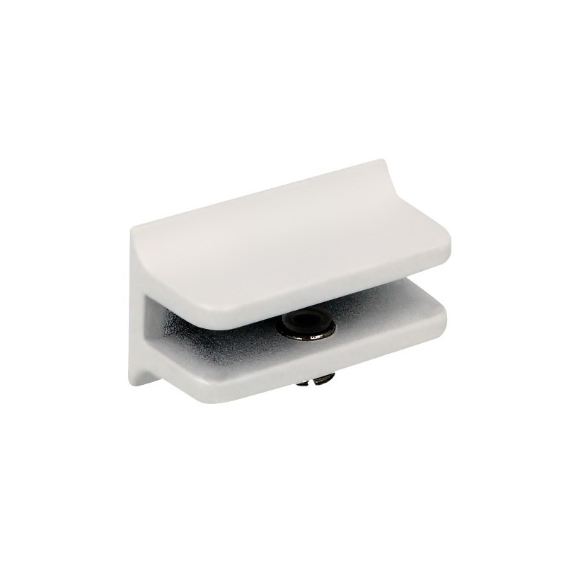 AMIG 6507  
 Soporte baldas 34  
 18 x 40 mm  
 Zamak  
 Blanco
