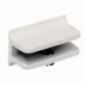AMIG 6507  
 Soporte baldas 34  
 18 x 40 mm  
 Zamak  
 Blanco