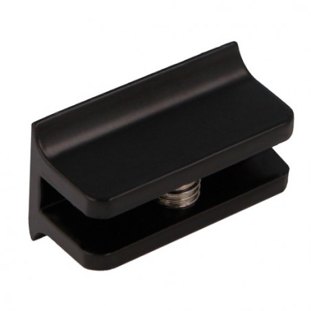 AMIG 6511  
 Soporte baldas 34  
 18 x 40 mm  
 Zamak  
 Negro