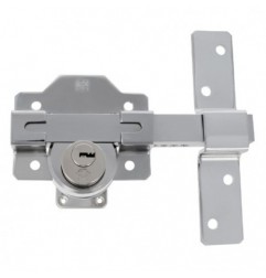 AMIG 6522  
 Cerrojo de seguridad 5  
 88 x 153 mm  
 Acero  
 Cromado brillo
