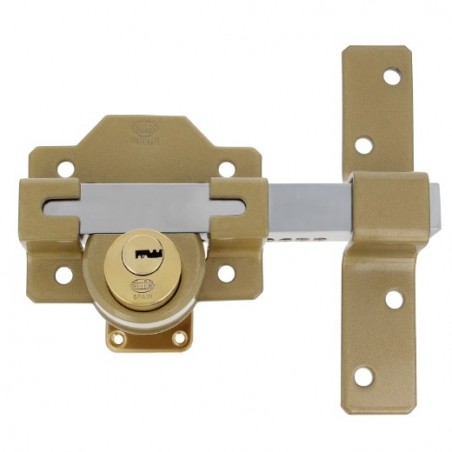 AMIG 6523  
 Cerrojo de seguridad 5  
 88 x 153 mm  
 Acero  
 Martelé