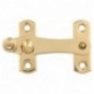 AMIG 6532  
 Aldabilla 3  
 75 x 46 mm  
 Latón  
 Pulido barnizado - Izquierda