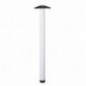 AMIG 6536  
 Pata de mesa 2  
 Ø60 x 870 mm  
 Acero  
 Blanco