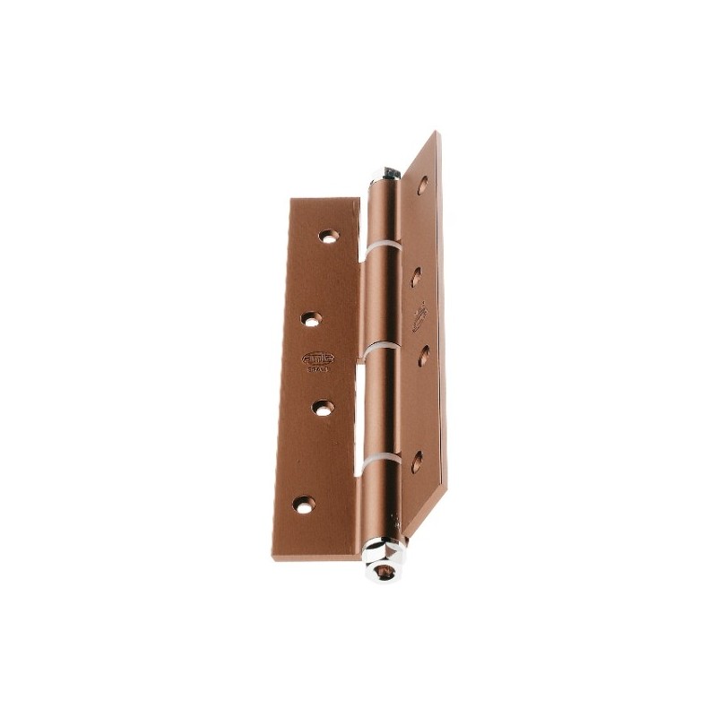 AMIG 6586  
 Bisagra simple acción 3034  
 180 x 80 x 4 mm  
 Aluminio  
 Bronceado