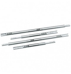 AMIG 6595  
 Guía para cajón de bolas 25  
 182 x 17 mm  
 Acero  
 Galvanizado