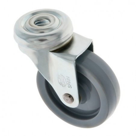 AMIG 6719  
 Rueda con agujero 2501  
 Ø30 mm  
 Nylon  
 Gris