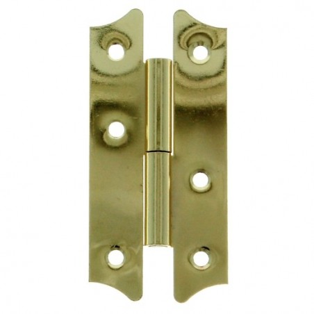 AMIG 672  
 Pernio 395  
 69 x 42 mm  
 Acero  
 Latonado barnizado - Derecha
