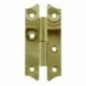 AMIG 672  
 Pernio 395  
 69 x 42 mm  
 Acero  
 Latonado barnizado - Derecha