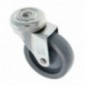 AMIG 6722  
 Rueda con agujero 2501  
 Ø60 mm  
 Nylon  
 Gris