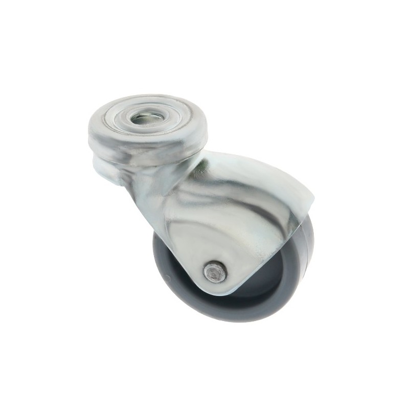 AMIG 6737  
 Rueda con agujero 2507  
 Ø40 mm  
 Nylon  
 Gris