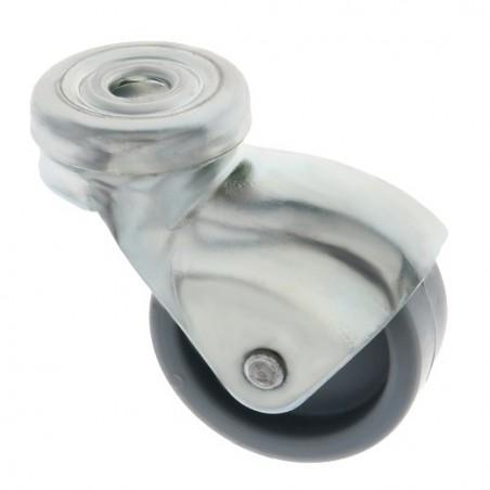 AMIG 6737  
 Rueda con agujero 2507  
 Ø40 mm  
 Nylon  
 Gris