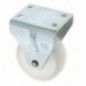 AMIG 6746  
 Rueda con pletina fija 2513  
 Ø40 mm  
 Poliamida  
 Blanco