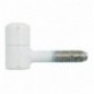 AMIG 6817  
 Pernio 20  
 11 x 40 mm  
 Acero  
 Blanco