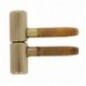 AMIG 6819  
 Pernio 20  
 11 x 40 mm  
 Latón  
 Mate