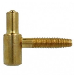 AMIG 6837  
 Pernio 20  
 14 x 48 mm  
 Acero  
 Latonado barnizado