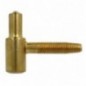 AMIG 6837  
 Pernio 20  
 14 x 48 mm  
 Acero  
 Latonado barnizado