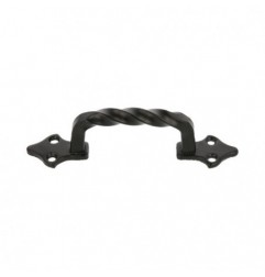 AMIG 6908  
 Tirador 1002  
 90 mm  
 Acero  
 Negro