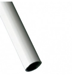 AMIG 691  
 Tubo armario 1  
 20 x 18 x 1,5 mm  
 Aluminio  
 Blanco