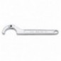 99SQ 120-180 Llave de gancho articulada con nariz para tuercas, cromada