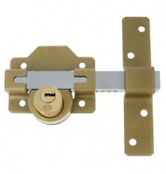 AMIG 6933  
 Cerrojo de seguridad 6  
 88 x 153 mm  
 Acero  
 Martelé