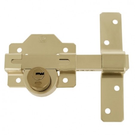 AMIG 6934  
 Cerrojo de seguridad 6  
 88 x 153 mm  
 Acero  
 Oro