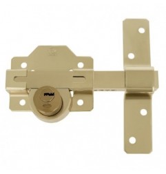 AMIG 6937  
 Cerrojo de seguridad 6  
 105 x 170 mm  
 Acero  
 Oro