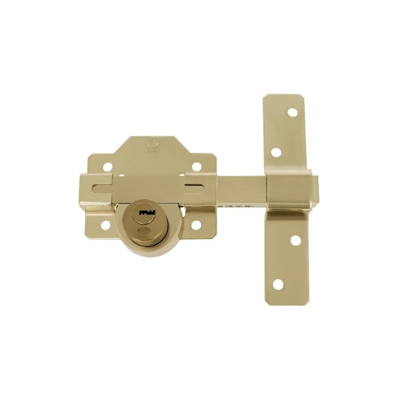 AMIG 6937  
 Cerrojo de seguridad 6  
 105 x 170 mm  
 Acero  
 Oro