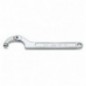 99ST 35-50 Llave de gancho articulada con nariz redonda para tuercas, con orificio de accionamiento, cromada