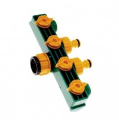 AMIG 6967  
 Conector válvula 4 vías 2071  
 1/2'' - 3/4''  
 ABS  
 Verde