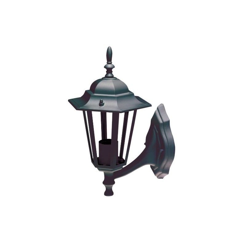 AMIG 6974  
 Farol pared 3000  
 400 x 270 mm  
 Aluminio  
 Negro