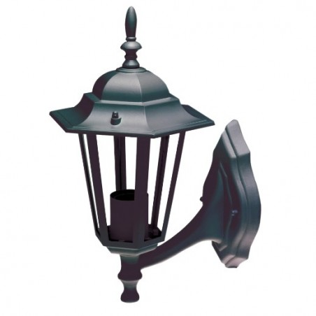 AMIG 6974  
 Farol pared 3000  
 400 x 270 mm  
 Aluminio  
 Negro