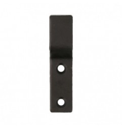 AMIG 7025  
 Placa enganche sobrepuesta 2950  
 70 x 16 x 10 mm  
 Acero  
 Negro