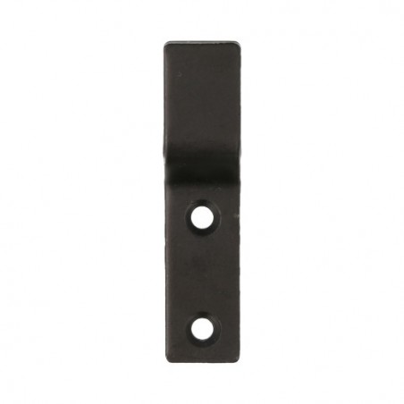 AMIG 7025  
 Placa enganche sobrepuesta 2950  
 70 x 16 x 10 mm  
 Acero  
 Negro