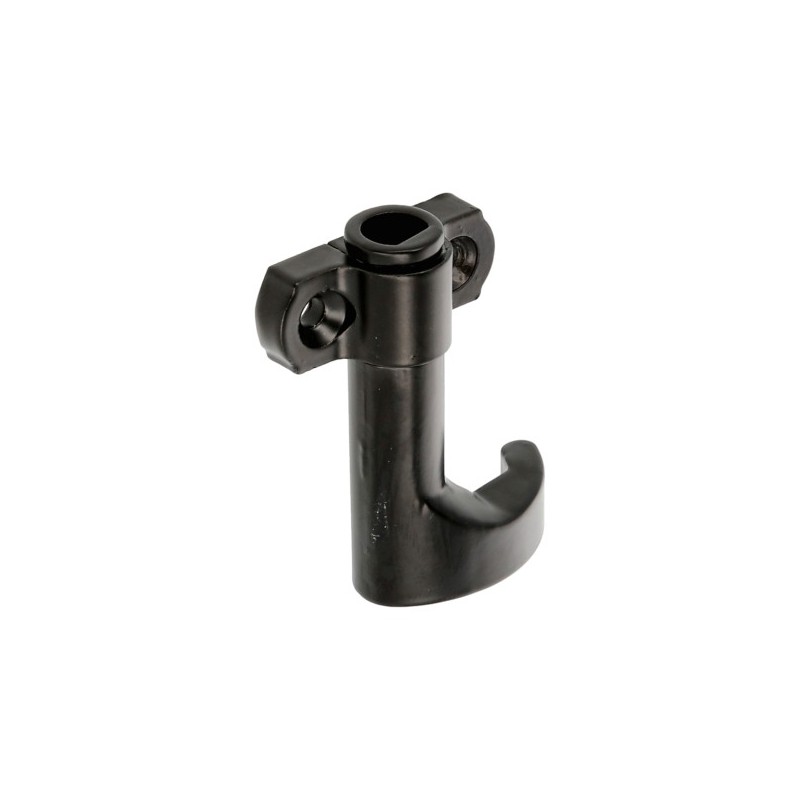 AMIG 7027  
 Gancho de cierre invertido 2961  
 58 x 33 x 15 mm  
 Zamak  
 Negro - Derecha