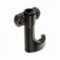 AMIG 7027  
 Gancho de cierre invertido 2961  
 58 x 33 x 15 mm  
 Zamak  
 Negro - Derecha