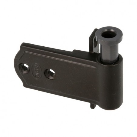 AMIG 7043  
 Bisagra fija 3011  
 16 x 3 mm  
 Zamak  
 Negro