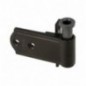 AMIG 7043  
 Bisagra fija 3011  
 16 x 3 mm  
 Zamak  
 Negro