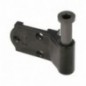 AMIG 7044  
 Bisagra fija 3015  
 16 x 15 mm  
 Zamak  
 Negro