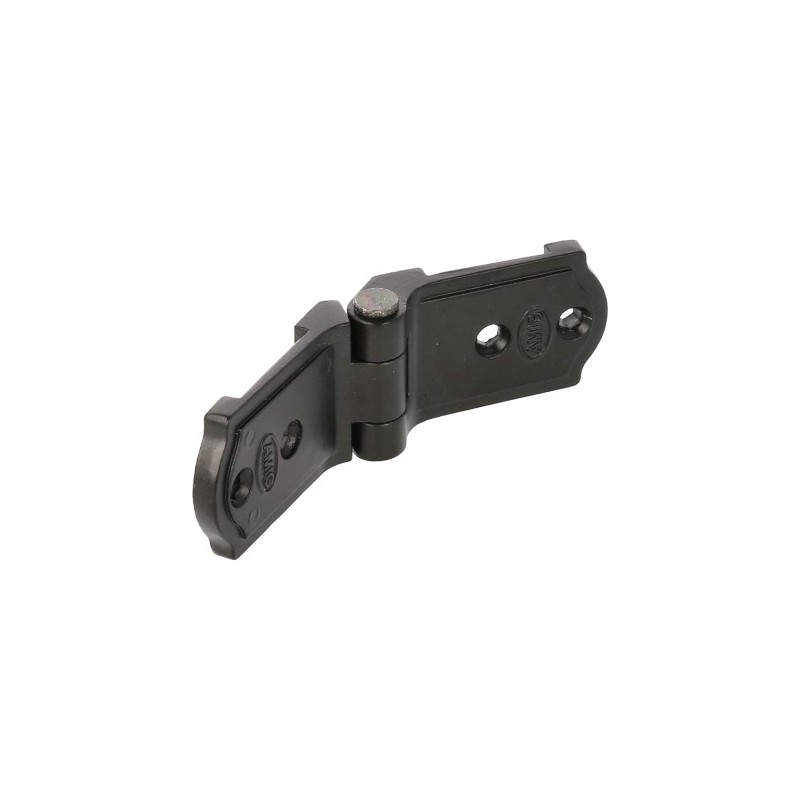 AMIG 7046  
 Bisagra plana 3020  
 117 x 37 x 12 mm  
 Zamak  
 Negro