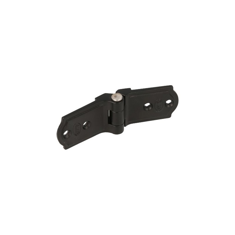 AMIG 7047  
 Bisagra plana 3021  
 117 x 37 x 12 mm  
 Zamak  
 Negro
