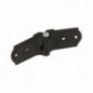 AMIG 7047  
 Bisagra plana 3021  
 117 x 37 x 12 mm  
 Zamak  
 Negro