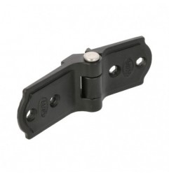 AMIG 7048  
 Bisagra plana 3025  
 107 x 37 x 12 mm  
 Zamak  
 Negro