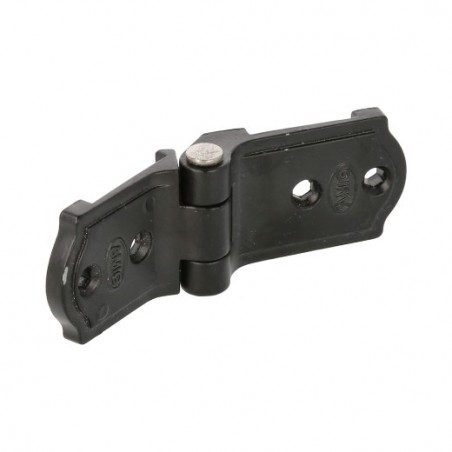 AMIG 7049  
 Bisagra plana 3026  
 107 x 37 x 12 mm  
 Zamak  
 Negro