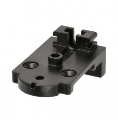 AMIG 7050  
 Soporte 3030  
 62 x 37 x 27 mm  
 Zamak  
 Negro