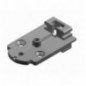 AMIG 7053  
 Soporte 3033  
 62 x 37 x 27 mm  
 Zamak  
 Negro