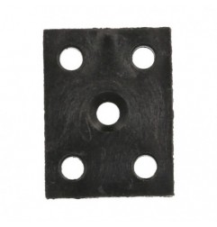 AMIG 7054  
 Suplemento para bisagras 3040  
 37 x 28 mm  
 Nylon  
 Negro