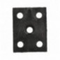 AMIG 7054  
 Suplemento para bisagras 3040  
 37 x 28 mm  
 Nylon  
 Negro