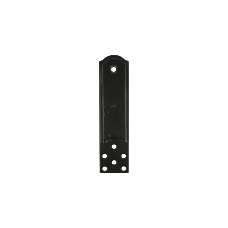 AMIG 7056  
 Placa horizontal 3051  
 233 x 37 mm  
 Acero  
 Negro